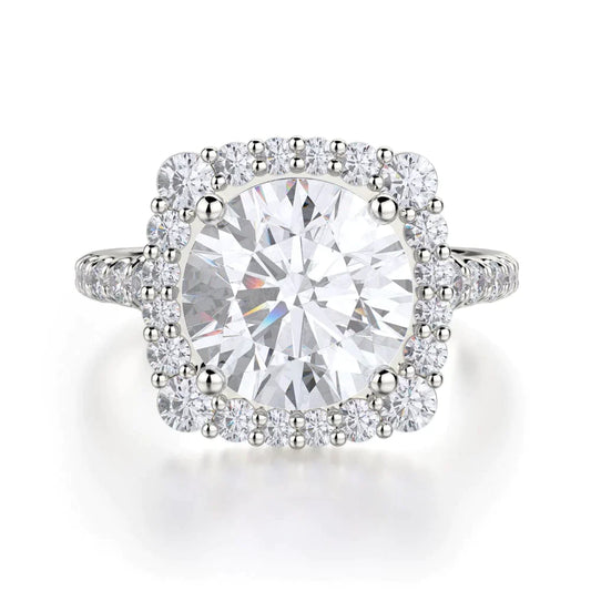 MICHAEL M Engagement Rings 18K White Gold Europa R698-2 R698-2WG