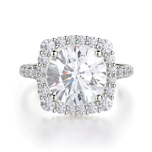MICHAEL M Engagement Rings 18K White Gold Europa R698-2 R698-2WG