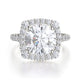 MICHAEL M Engagement Rings 18K White Gold Europa R698-2 R698-2WG