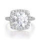 MICHAEL M Engagement Rings 18K White Gold Europa R698-2 R698-2WG