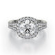 MICHAEL M Engagement Rings 18K White Gold Europa R783-2