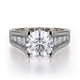 MICHAEL M Engagement Rings 18K White Gold Loud R735-2 R735-2WG