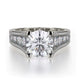MICHAEL M Engagement Rings 18K White Gold Loud R735-2 R735-2WG