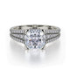 MICHAEL M Engagement Rings 18K White Gold Loud R744-2 R744-2WG