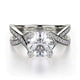 MICHAEL M Engagement Rings 18K White Gold Love R411-1 R411-1WG