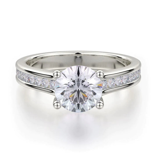 MICHAEL M Engagement Rings 18K White Gold Love R461-1 R461-1WG