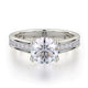 MICHAEL M Engagement Rings 18K White Gold Love R461-1 R461-1WG