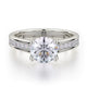 MICHAEL M Engagement Rings 18K White Gold Love R461-1 R461-1WG