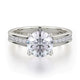 MICHAEL M Engagement Rings 18K White Gold Love R461-2 R461-2WG