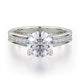 MICHAEL M Engagement Rings 18K White Gold Love R461-2 R461-2WG