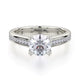 MICHAEL M Engagement Rings 18K White Gold Love R461S-1 R461S-1WG