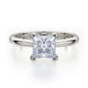 Michael M Solitaire Princess Engagement Ring