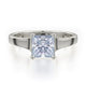 MICHAEL M Engagement Rings 18K White Gold Love R522-1 R522-1WG