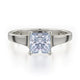 MICHAEL M Engagement Rings 18K White Gold Love R522-1 R522-1WG