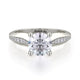 MICHAEL M Engagement Rings 18K White Gold Love R686-1 R686-1WG