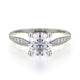 MICHAEL M Engagement Rings 18K White Gold Love R686-1 R686-1WG