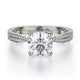 MICHAEL M Engagement Rings 18K White Gold Love R694-1 R694-1WG