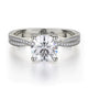 MICHAEL M Engagement Rings 18K White Gold Love R694-1 R694-1WG