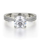 Michael M Center Stone Prong Round Engagement Ring