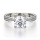 MICHAEL M Engagement Rings 18K White Gold Love R694-1 R694-1WG