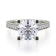 MICHAEL M Engagement Rings 18K White Gold Love R697-2 R697-2WG