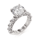MICHAEL M Engagement Rings 18K White Gold Meksian R905-3 Round
