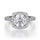 MICHAEL M Engagement Rings 18K White Gold Monaco R614-2 R614-2WG