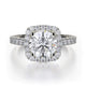 MICHAEL M Engagement Rings 18K White Gold Monaco R614-2 R614-2WG