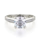 MICHAEL M Engagement Rings 18K White Gold Monaco R650-1 R650-1WG