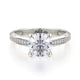 MICHAEL M Engagement Rings 18K White Gold Monaco R650-1 R650-1WG