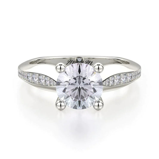 MICHAEL M Engagement Rings 18K White Gold Monaco R651-1 R651-1WG
