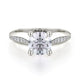 MICHAEL M Engagement Rings 18K White Gold Monaco R651-1 R651-1WG
