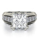 MICHAEL M Engagement Rings 18K White Gold Princess R763-2 R763-2WG