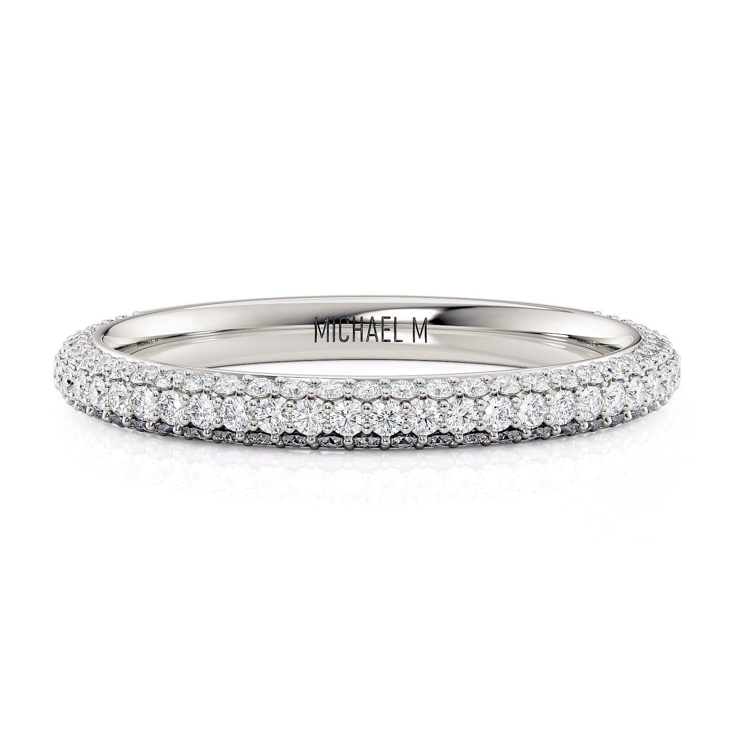 MICHAEL M Engagement Rings 18K White Gold R796B R796B