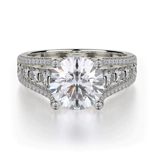 MICHAEL M Engagement Rings 18K White Gold Stella R306S-1.5 R306S-1.5WG