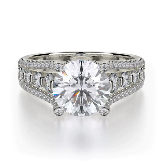 MICHAEL M Engagement Rings 18K White Gold Stella R306S-1.5 R306S-1.5WG