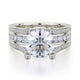 MICHAEL M Engagement Rings 18K White Gold Stella R410-2 R410-2WG