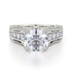 MICHAEL M Engagement Rings 18K White Gold Stella R416-2 R416-2WG