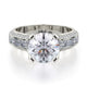 MICHAEL M Engagement Rings 18K White Gold Stella R690-2 R690-2WG