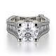 MICHAEL M Engagement Rings 18K White Gold Strada R302-2 R302-2WG