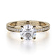 Michael M Pavé Round Engagement Ring