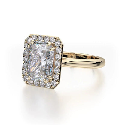 Michael M Prong Radiant Engagement Ring