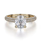 MICHAEL M Engagement Rings 18K Yellow Gold Crown R708-2 R708-2YG