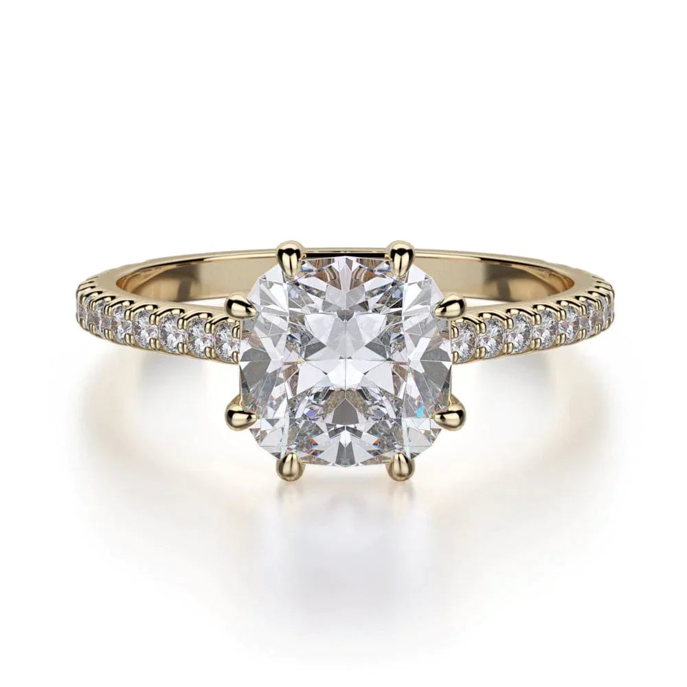 MICHAEL M Engagement Rings 18K Yellow Gold Crown R712-1.5 R712-1.5YG