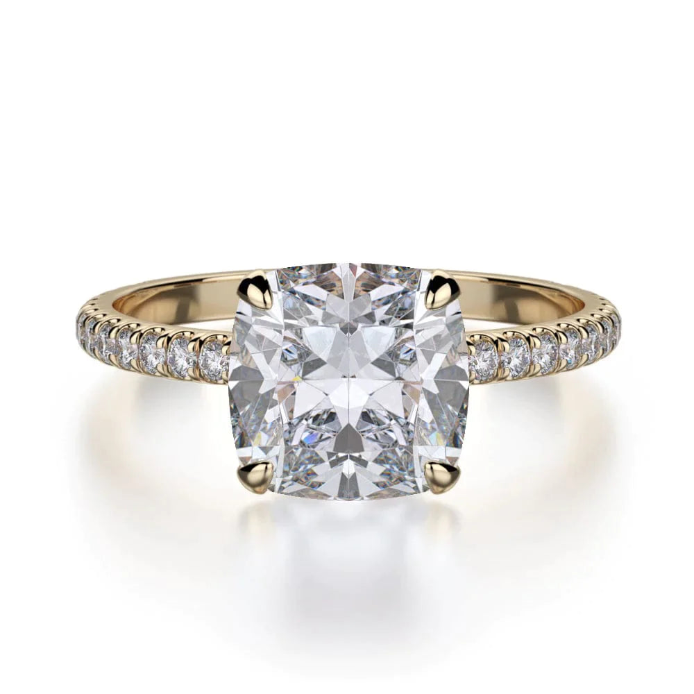 MICHAEL M Engagement Rings 18K Yellow Gold Crown R724-1.5 R724-1.5YG