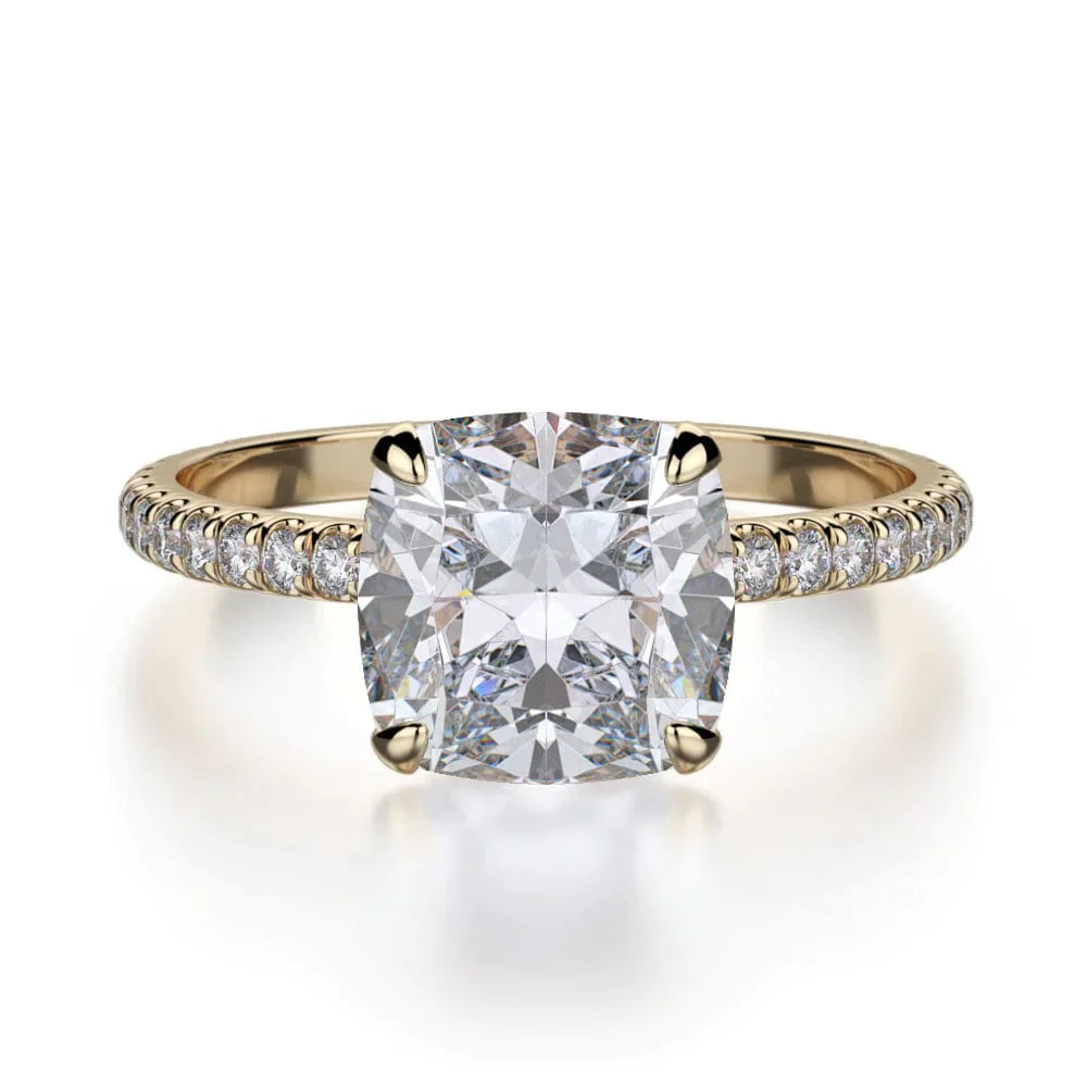 MICHAEL M Engagement Rings 18K Yellow Gold Crown R724-1.5 R724-1.5YG