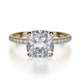 MICHAEL M Engagement Rings 18K Yellow Gold Crown R724-1.5 R724-1.5YG