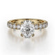 MICHAEL M Engagement Rings 18K Yellow Gold Crown R731-2 R731-2YG