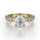 MICHAEL M Engagement Rings 18K Yellow Gold Crown R731-2 R731-2YG