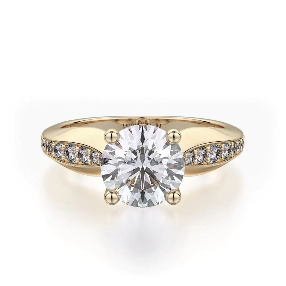 MICHAEL M Engagement Rings 18K Yellow Gold Crown R733-1.5 R733-1.5YG